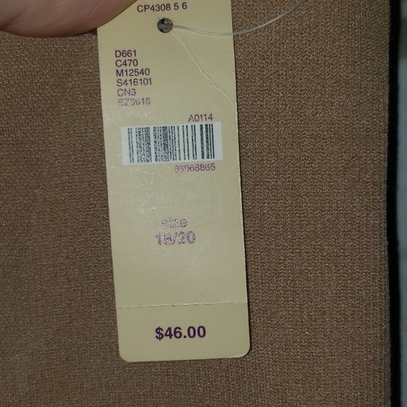 New Plus Size 18/20 2X lane bryant shapewear shaping shape cacique bodysuit - Picture 3 of 5